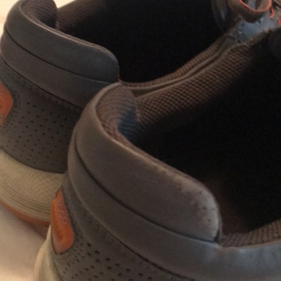 MEN Ecco Cool 2.0 Gore-Tex sneaker  Gray with rust trimSize 44. US Size =11 GUC - Picture 10 of 12